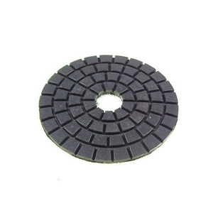 (image for) Diamond flexible polishing pad final buff - 4 " black
