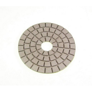 (image for) Diamond flexible polishing pad final buff - 4 " white