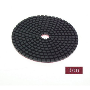 (image for) Diamond flexible polishing pad dry - 4" 100#