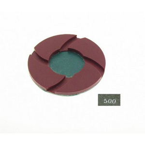 (image for) Diamond flexible polishing pad 6mm thickness wet - 4" 500#