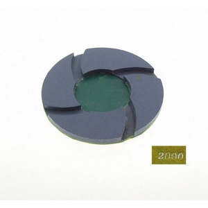 (image for) Diamond flexible polishing pad 6mm thickness wet - 4" 2000#