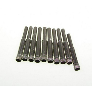 (image for) Diamond coated drill bits 10 pcs - 8mm