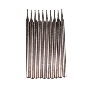 (image for) Diamond coated points sphere 10 pcs - 0.5mm 150#