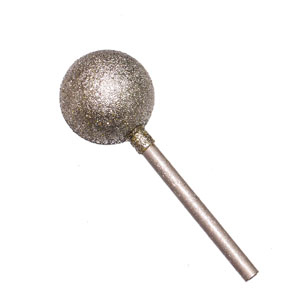 (image for) Diamond coated points sphere - 16x3mm 80#