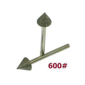 (image for) Diamond coated point cone - 10x10mm 600#