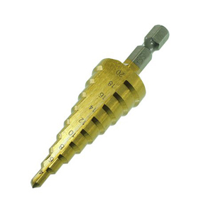 (image for) HSS TiN coated step drill 4~20mm