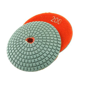 (image for) Diamond resin bonded concave polishing pad 4" 200# wet