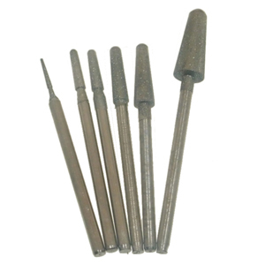 (image for) Diamond Coated Point Round End Taper 1-6mm 400# 6 pcs set