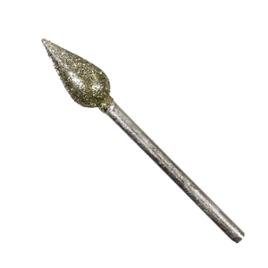 (image for) Diamond coated point teardrop 8mm 100#