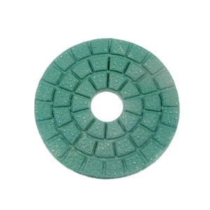 Diamond flexible polishing pad final buff - 3 " Green